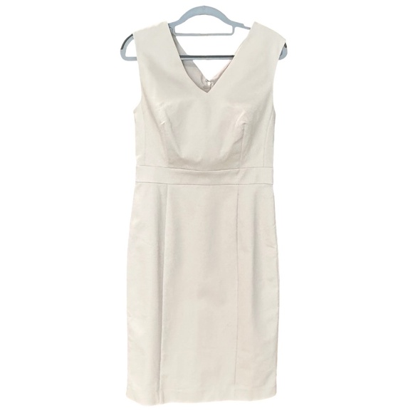 Ann Taylor Dresses & Skirts - NWT Ann Taylor Sleeveless Sheath "Pebble Melange" Dress Cream/Ivory Size 4
